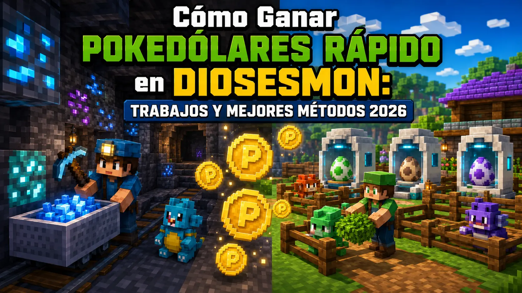 Cómo Ganar Pokedólares Rápido en DIOSESMON: Trabajos y Mejores Métodos 2026